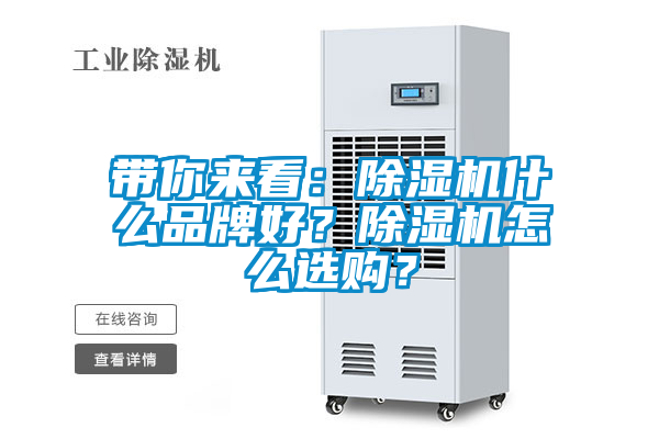 帶你來看：除濕機什么品牌好？除濕機怎么選購？
