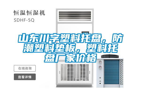 山東川字塑料托盤，防潮塑料墊板，塑料托盤廠家價格