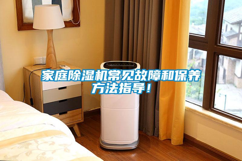 家庭除濕機(jī)常見故障和保養(yǎng)方法指導(dǎo)！