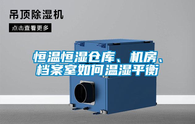 恒溫恒濕倉庫、機(jī)房、檔案室如何溫濕平衡