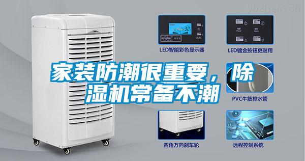 家裝防潮很重要，除濕機常備不潮
