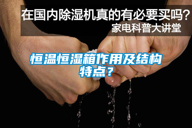 恒溫恒濕箱作用及結(jié)構(gòu)特點？